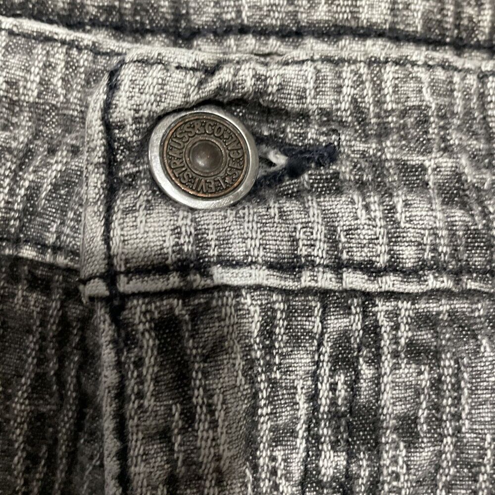 Vintage Levi’s Silver Tab 80’s Acid Wash Tapered Gray W34 L30 - Picture 5 of 8
